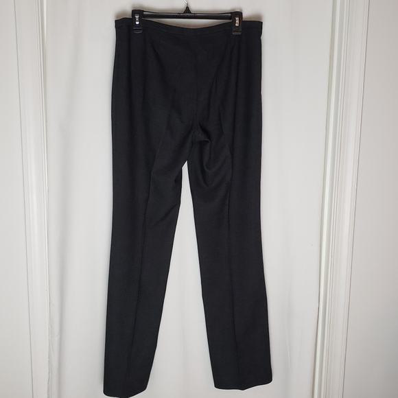 Tahari Charcoal Textured Trouser Size 10 - Picture 4 of 4